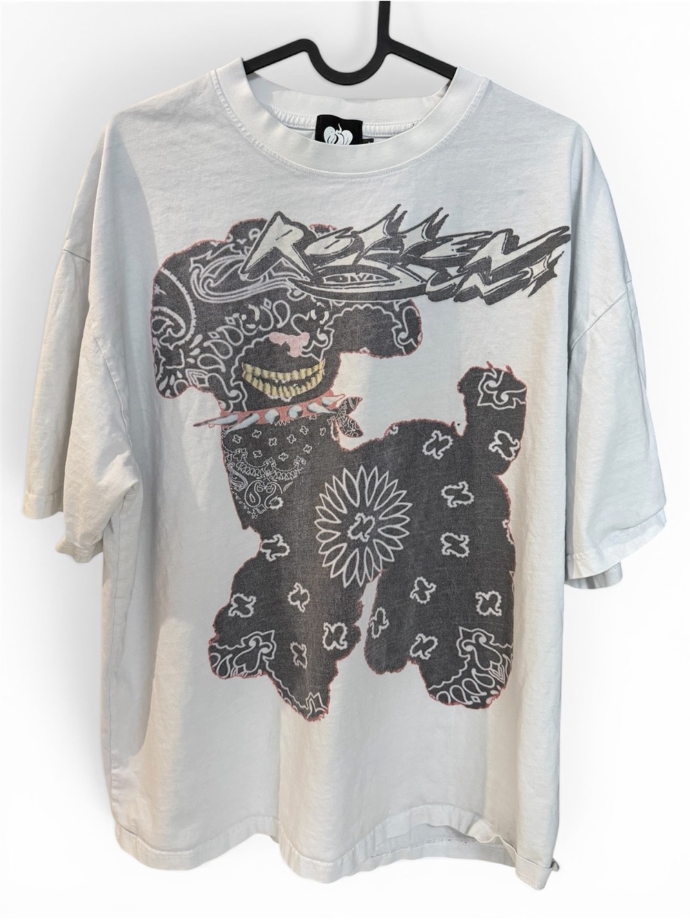 Faded Rotten Sun Arthouse “Bandana dog” streetwear graphic T
